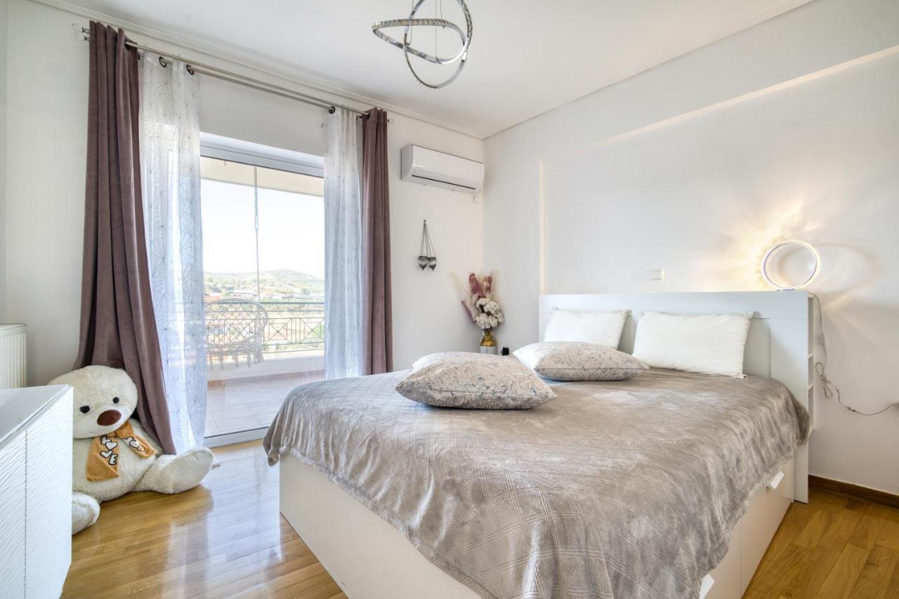 Sea & Mountain Apartment Close To Port And City Lávrion Exteriör bild