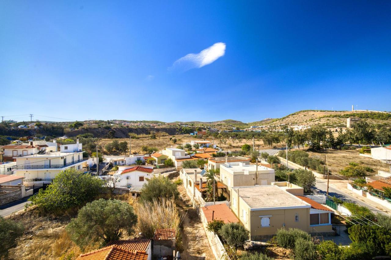 Sea & Mountain Apartment Close To Port And City Lávrion Exteriör bild